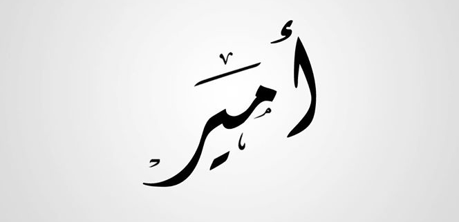 معنى اسم امير , شرح اسم امير وصفاته