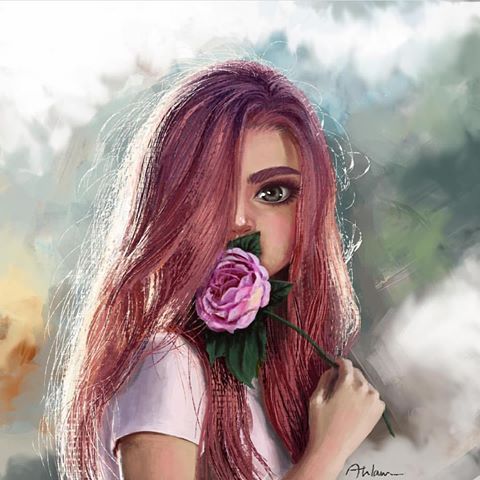 رسومات بنات حلوه - اجمل مناظر بنوتات حلوين 1362 5