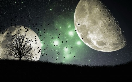 اجمل صور للقمر الجميلة الرائعة المميزة قلوب فتيات